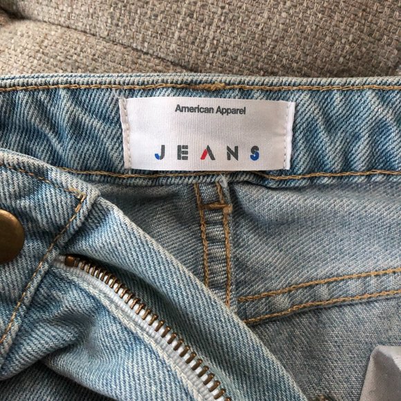 American Apparel Light Blue Mini Skirt - Picture 3 of 3